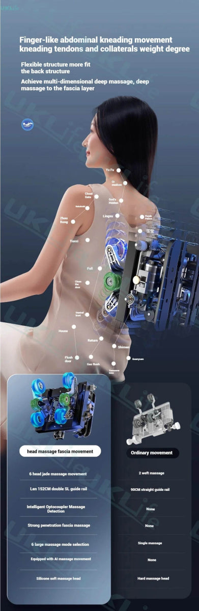 4D Jade Shiatsu Zero Gravity Massage Chair With Bluetooth - KEMPELEN - Sleep Galleria
