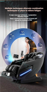 4D Jade Shiatsu Zero Gravity Massage Chair With Bluetooth - KEMPELEN - Sleep Galleria