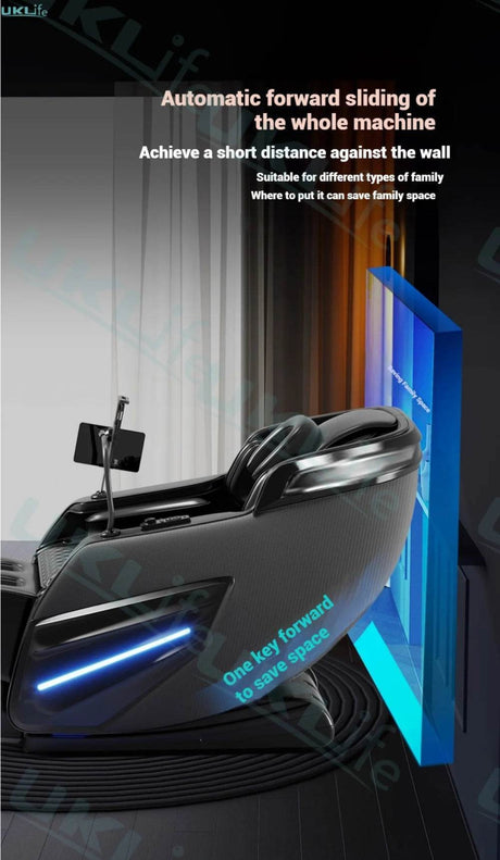 4D Jade Shiatsu Zero Gravity Massage Chair With Bluetooth - KEMPELEN - Sleep Galleria