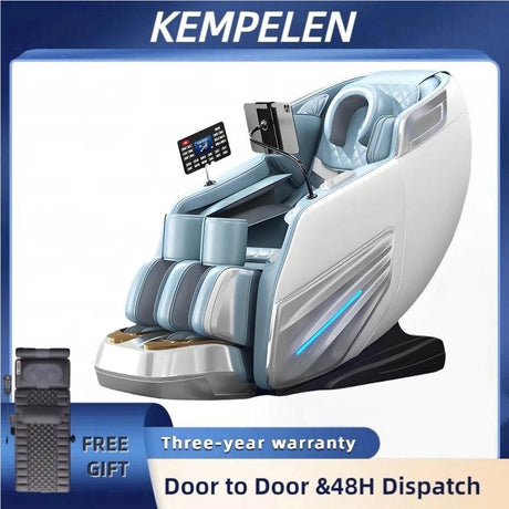 4D Jade Shiatsu Zero Gravity Massage Chair With Bluetooth - KEMPELEN - Sleep Galleria