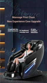 4D Jade Shiatsu Zero Gravity Massage Chair With Bluetooth - KEMPELEN - Sleep Galleria