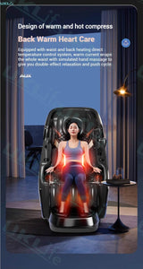 4D Jade Shiatsu Zero Gravity Massage Chair With Bluetooth - KEMPELEN - Sleep Galleria