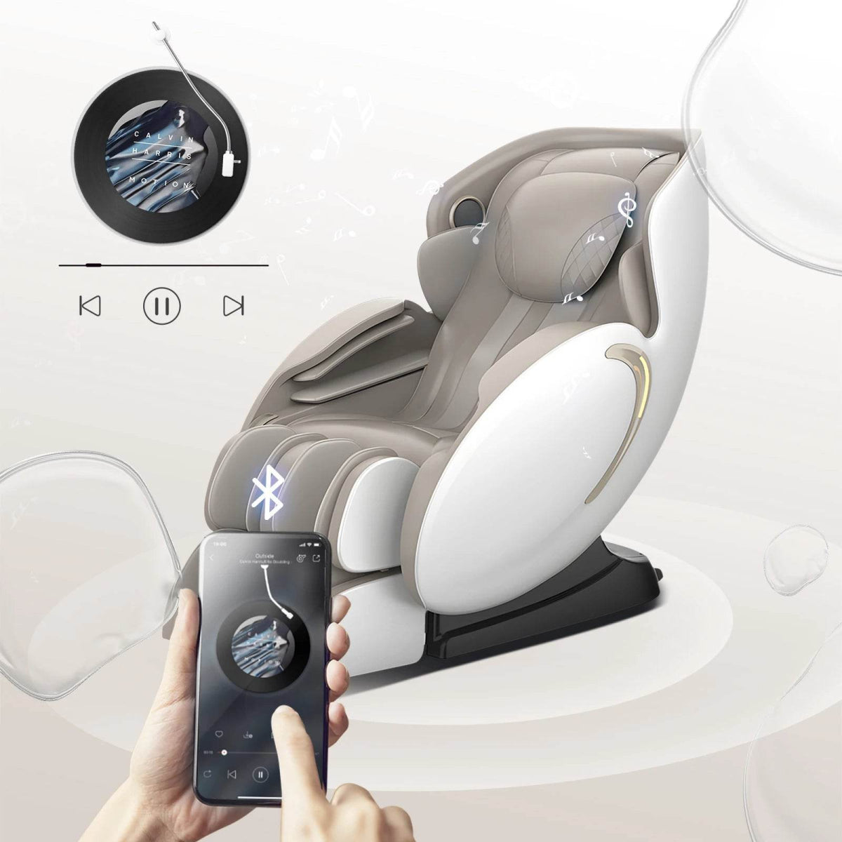 4D SL Airbag Zero Gravity Full Body Massage Chair - Kempelen - Sleep Galleria