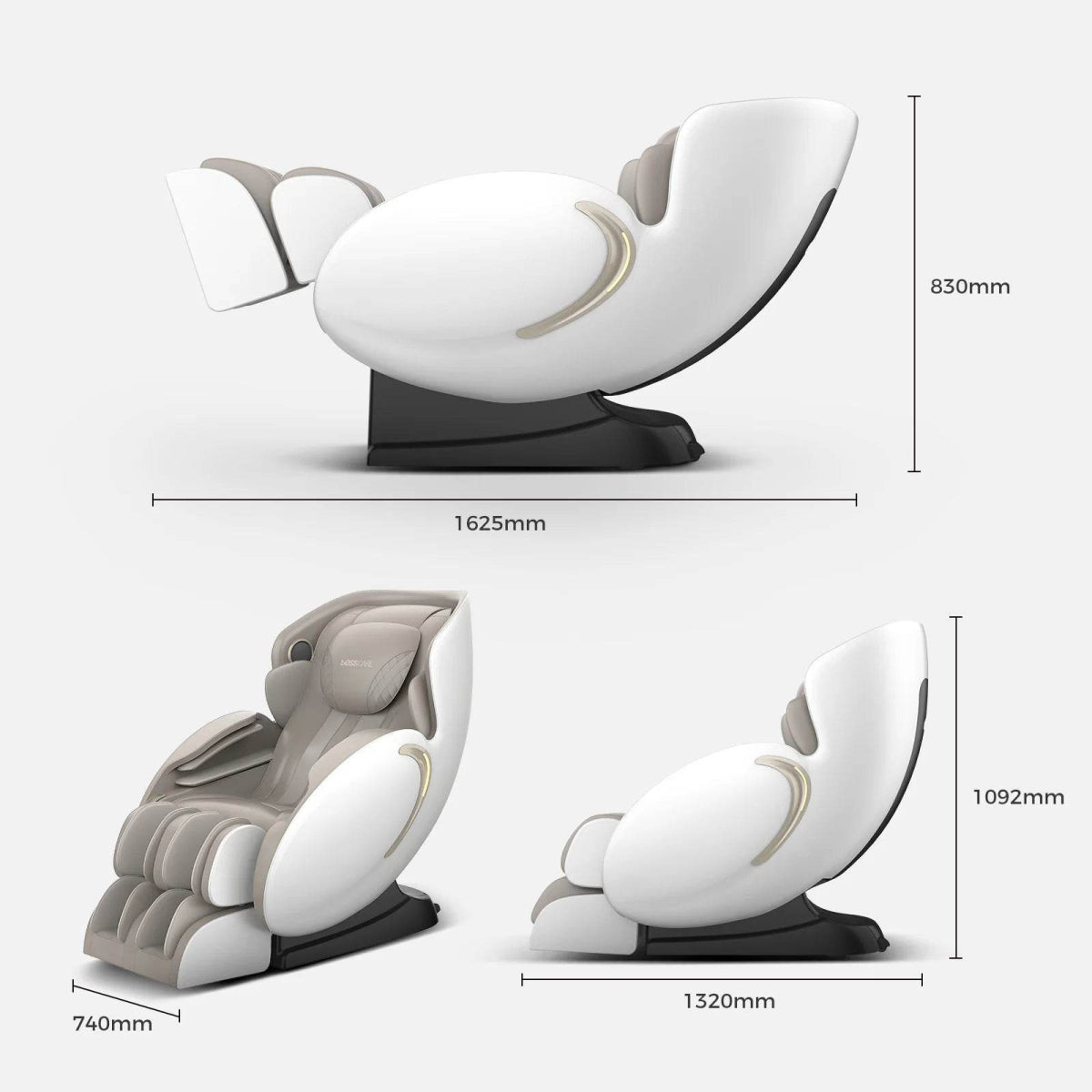4D SL Airbag Zero Gravity Full Body Massage Chair - Kempelen - Sleep Galleria