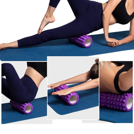 Yoga Foam Roller Lightweight Massage and Rehabilitation Tool - Sleep Galleria