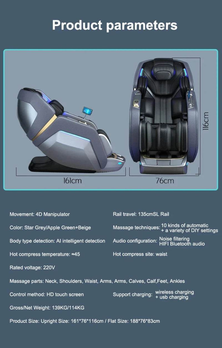 Kizuna FlowSync V 4D Massage Chair - Kizuna - Sleep Galleria
