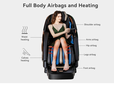 Kizuna NexusCore 4D Intelligent Shiatsu Massage Chair - Kizuna - Sleep Galleria