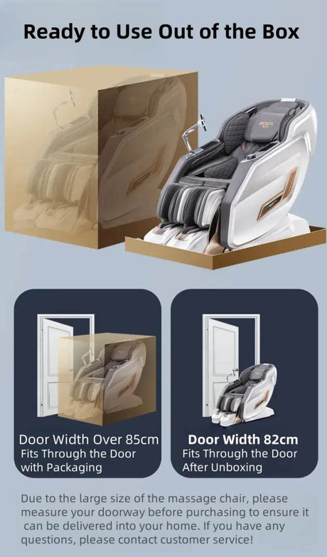 Kizuna SkyVoice 4D Zero Gravity AI Voice Massage Chair - Kizuna - Sleep Galleria