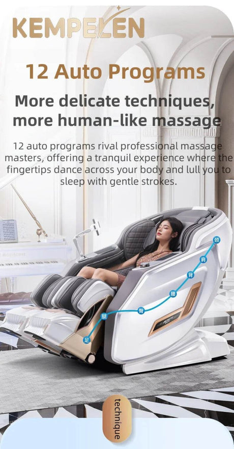 Kizuna SkyVoice 4D Zero Gravity AI Voice Massage Chair - Kizuna - Sleep Galleria
