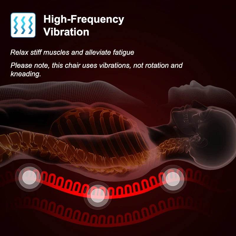 Electric Heated Vibrating PU Leather Back Massager Cushion - KLASVSA - Sleep Galleria