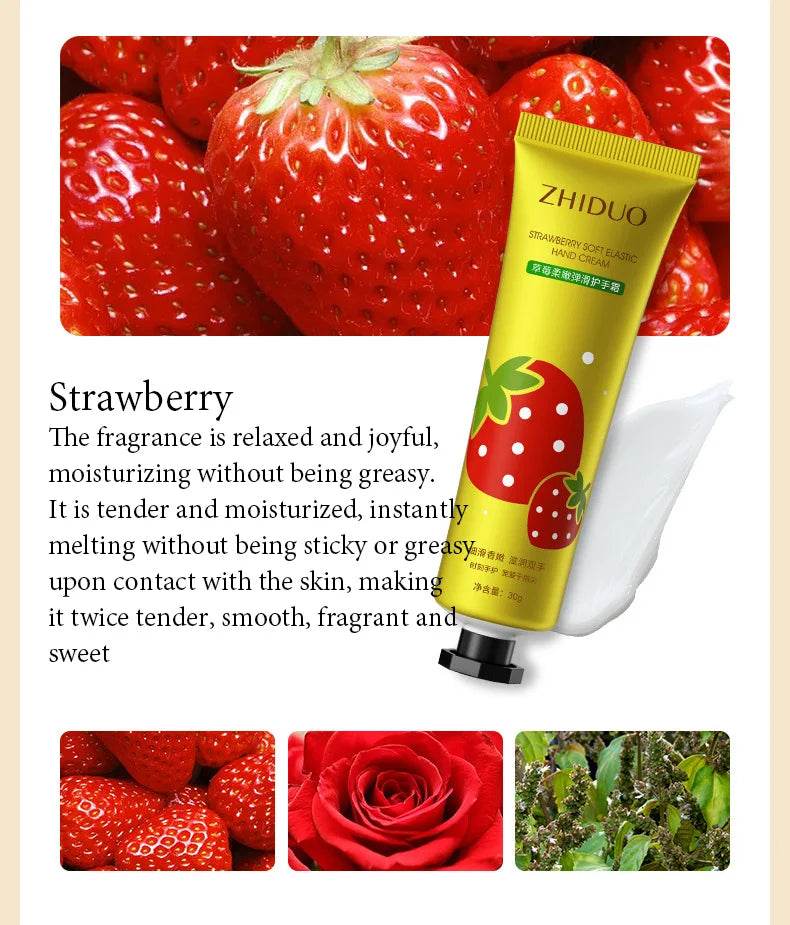 10pcs Nourishing Fruit & Flower Hand Cream Set - Sleep Galleria