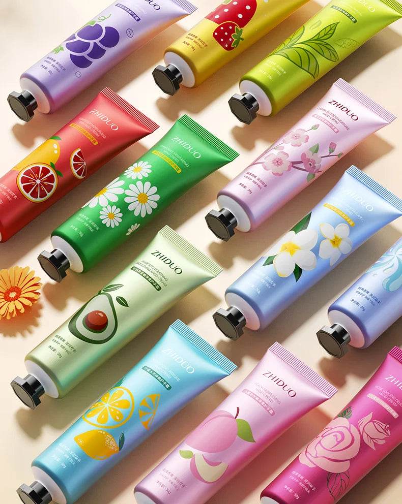 10pcs Nourishing Fruit & Flower Hand Cream Set - Sleep Galleria