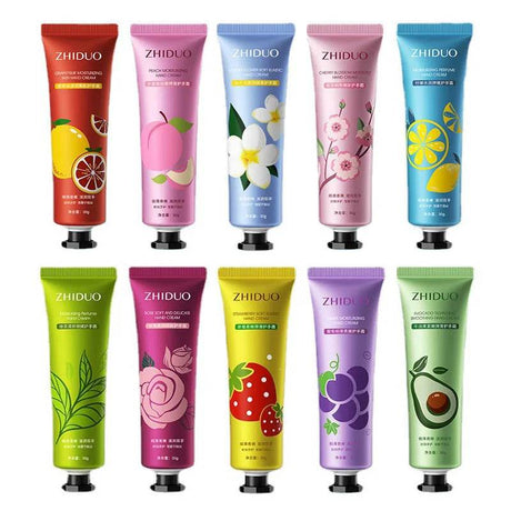 10pcs Nourishing Fruit & Flower Hand Cream Set - LAIKOU - Sleep Galleria