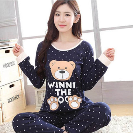 2 - Piece Thin Cotton Blend Women’s Pajama Set - Liva girl - Sleep Galleria