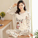 2 - Piece Thin Cotton Blend Women’s Pajama Set - Liva girl - Sleep Galleria