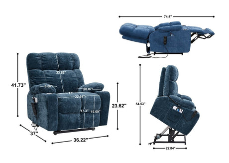 Liyasi Dual OKIN Motor Power Lift Recliner Chair - Liyasi - Sleep Galleria