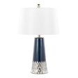 Contemporary Ceramic Table Lamp With Fabric Shade - LumiSource - Sleep Galleria