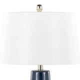 Contemporary Ceramic Table Lamp With Fabric Shade - LumiSource - Sleep Galleria
