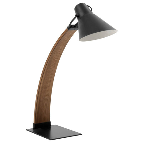 Mid-Century Modern Adjustable Wood Table Lamp - Sleep Galleria