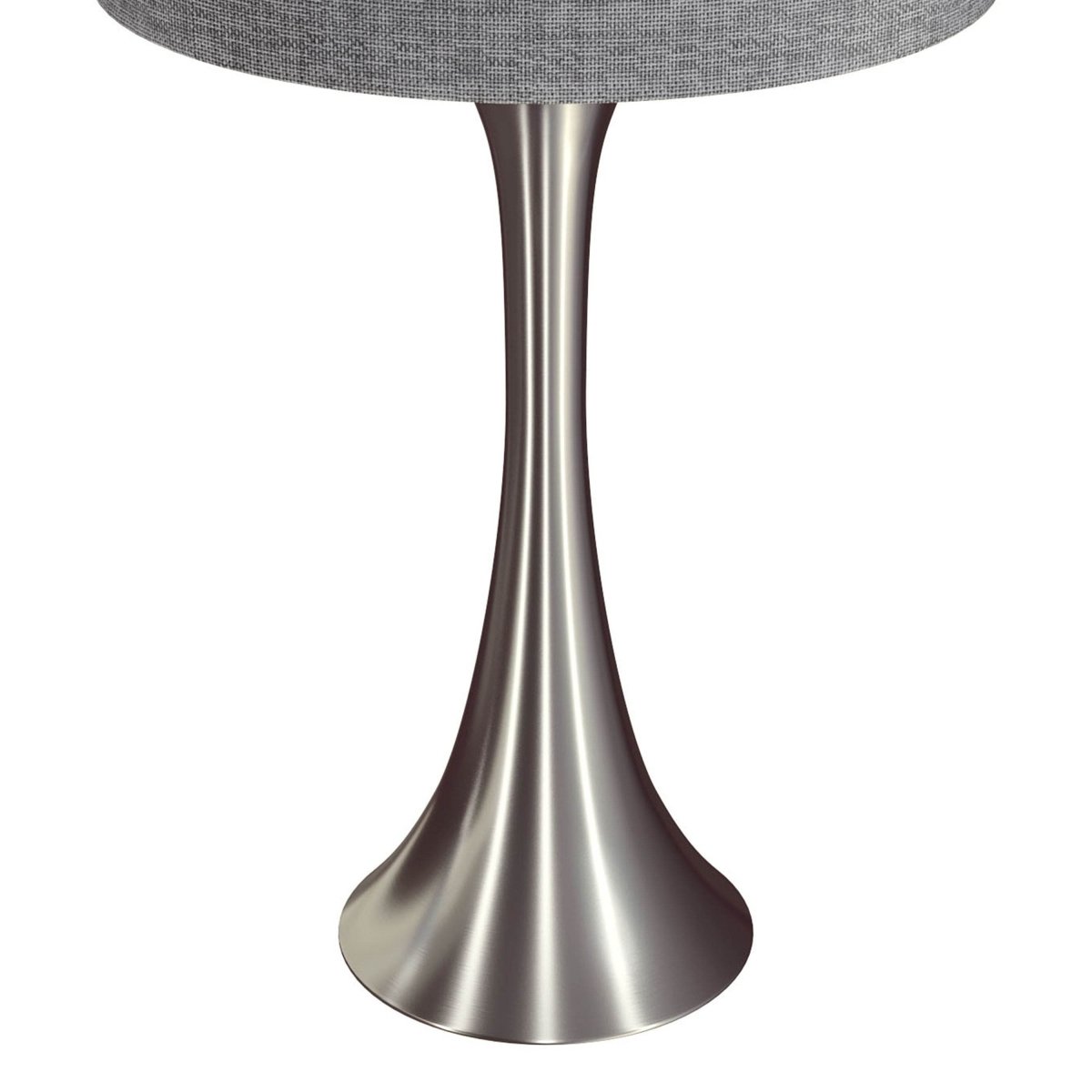 Set of 2 Contemporary Brushed Nickel Metal Table Lamps - LumiSource - Sleep Galleria
