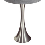 Set of 2 Contemporary Brushed Nickel Metal Table Lamps - LumiSource - Sleep Galleria