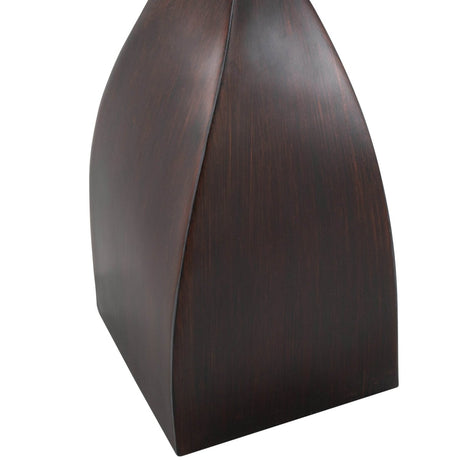 Set Of 2 Contemporary Copper Bronze Linen Table Lamps - Sleep Galleria