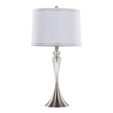 Set Of 2 Contemporary Crystal Table Lamps With Shades - LumiSource - Sleep Galleria