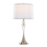 Set Of 2 Contemporary Crystal Table Lamps With Shades - LumiSource - Sleep Galleria