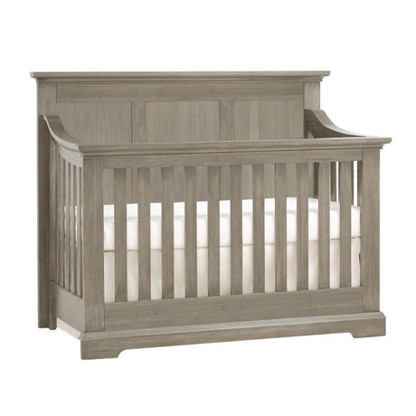 4 - in - 1 Convertible Solid Wood Gray Crib - Lunara - Sleep Galleria