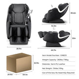 4D Zero - Gravity Shiatsu Heated Full Body Massage Chair - Lunara - Sleep Galleria