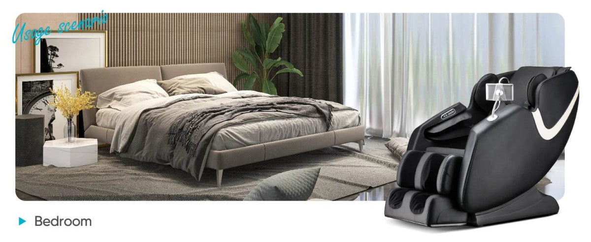 4D Zero - Gravity Shiatsu Heated Full Body Massage Chair - Lunara - Sleep Galleria