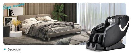 4D Zero - Gravity Shiatsu Heated Full Body Massage Chair - Lunara - Sleep Galleria