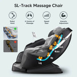 4D Zero - Gravity Shiatsu Heated Full Body Massage Chair - Lunara - Sleep Galleria