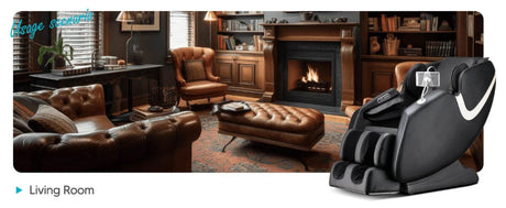 4D Zero - Gravity Shiatsu Heated Full Body Massage Chair - Lunara - Sleep Galleria