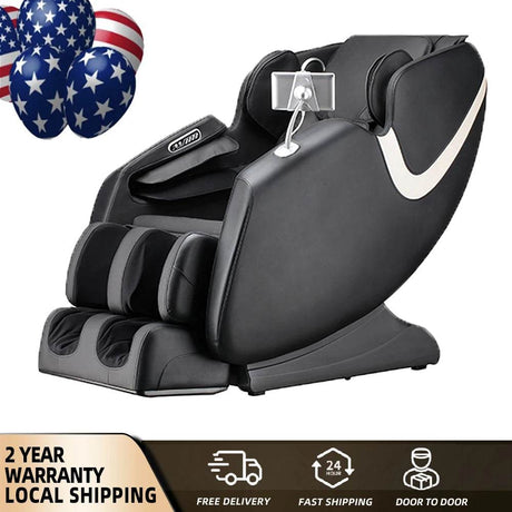 4D Zero - Gravity Shiatsu Heated Full Body Massage Chair - Lunara - Sleep Galleria