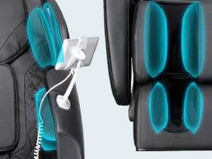 4D Zero - Gravity Shiatsu Heated Full Body Massage Chair - Lunara - Sleep Galleria