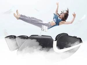 4D Zero - Gravity Shiatsu Heated Full Body Massage Chair - Lunara - Sleep Galleria