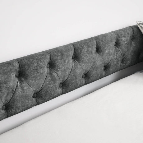 Full Size Upholstered Tufted Daybed With Trundle - Lunara - Sleep Galleria