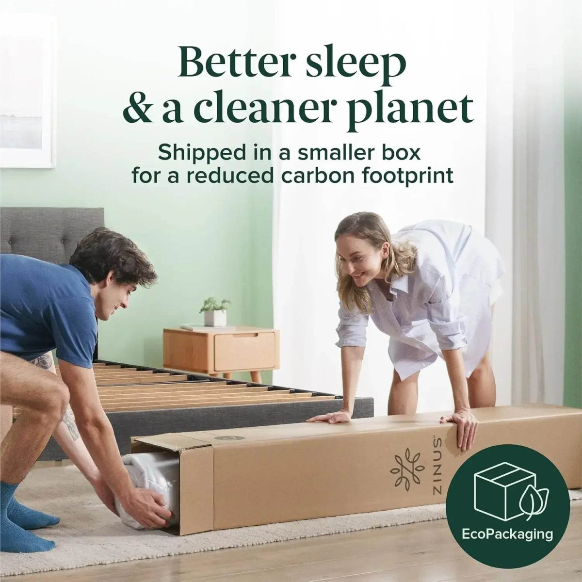 Medium Hybrid 11-Inch Memory Foam Spring Mattress - Sleep Galleria