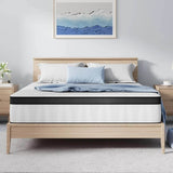 Medium Hybrid 12-Inch Smarts Coil Memory Foam Mattress - Sleep Galleria