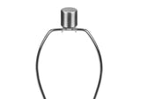 Modern Grey Resin Table Lamp With Ivory Shade - Lunara - Sleep Galleria