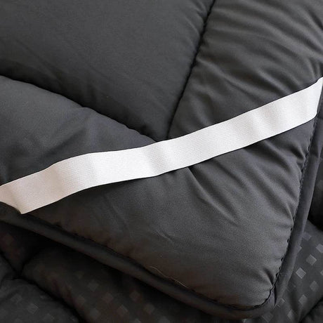 Quilted Polyester Mattress Pad With Secure Lacing - Sleep Galleria