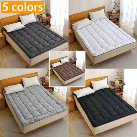Quilted Polyester Mattress Pad With Secure Lacing - Sleep Galleria