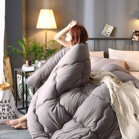 Thick Quilted Soft Warm Polyester Winter Blanket - Lunara - Sleep Galleria