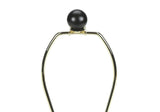 Transitional Black Ceramic Base Ivory Drum Table Lamp - Sleep Galleria