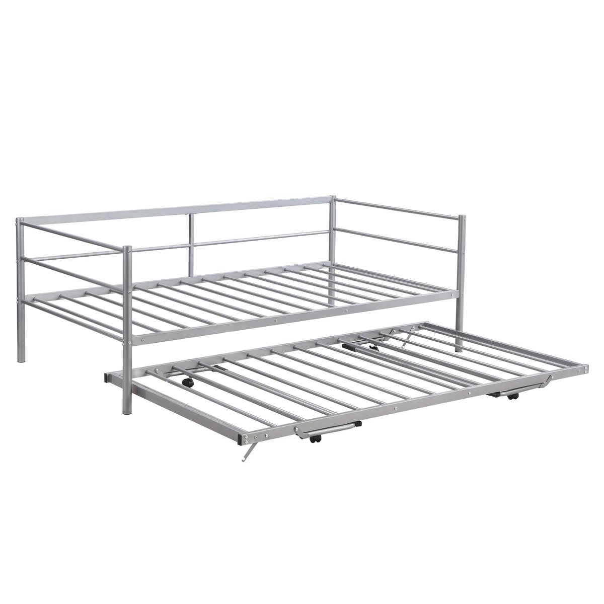 Twin Metal Daybed With Adjustable Pop - Up Trundle - Lunara - Sleep Galleria
