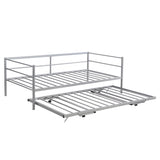 Twin Metal Daybed With Adjustable Pop - Up Trundle - Lunara - Sleep Galleria
