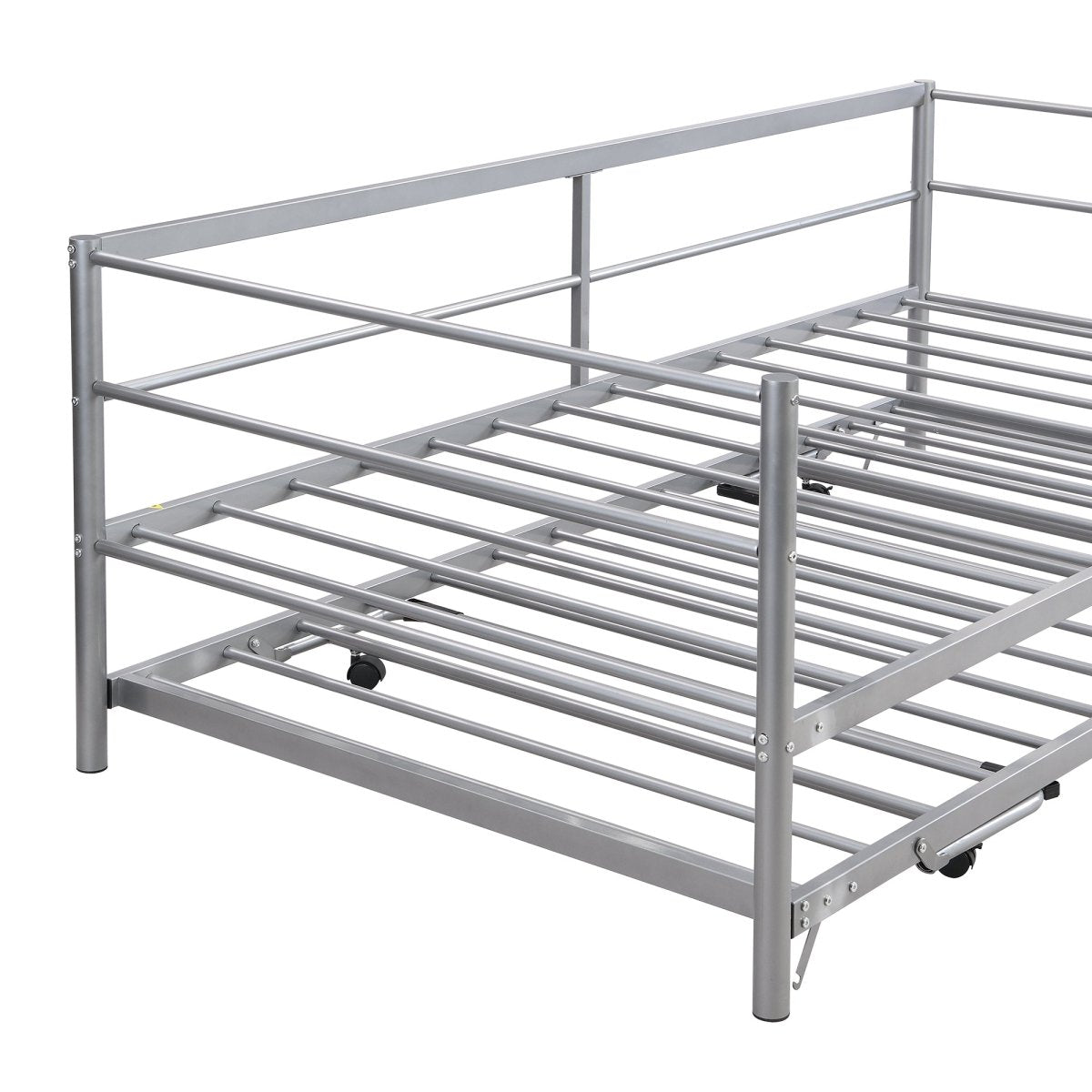 Twin Metal Daybed With Adjustable Pop - Up Trundle - Lunara - Sleep Galleria