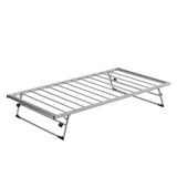 Twin Metal Daybed With Adjustable Pop - Up Trundle - Lunara - Sleep Galleria