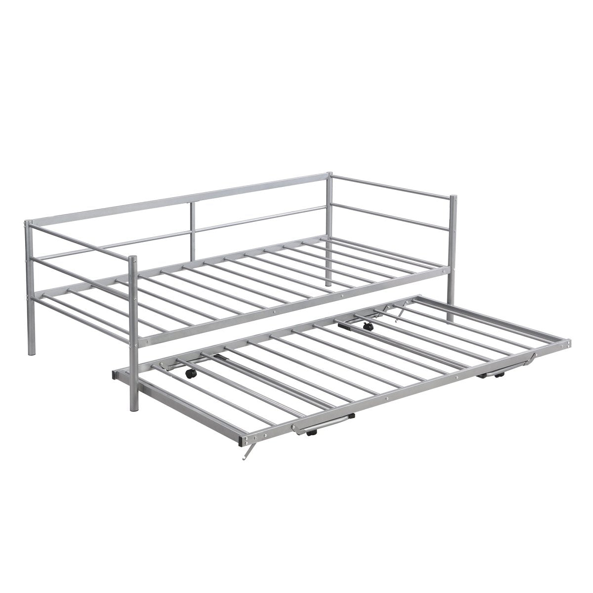 Twin Metal Daybed With Adjustable Pop - Up Trundle - Lunara - Sleep Galleria